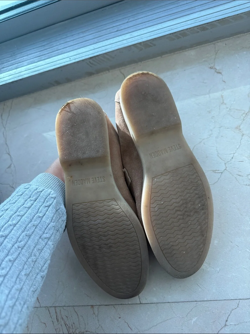 Women’s nude Steve Madden loafers
